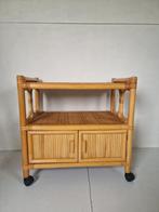 Vintage barcart vinyl tafel lp platen speler trolley tafel, Ophalen