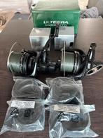 2x Shimano Ultegra 14000 XTD Big Pit molen +toebehoren, Watersport en Boten, Ophalen, Zo goed als nieuw, Molen