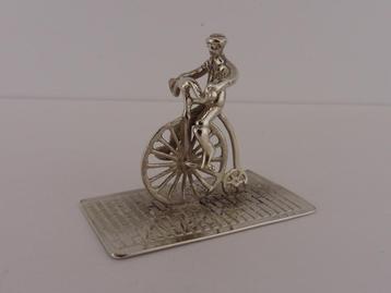 Zilveren miniatuur Hoge bi/Velocycle                     Z13 beschikbaar voor biedingen