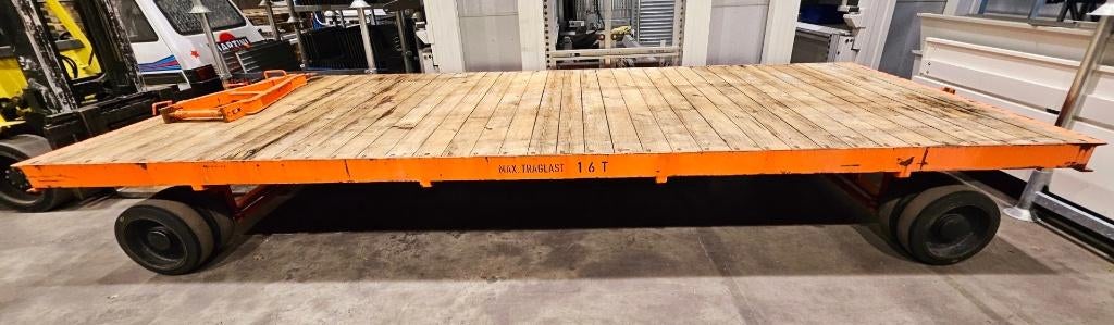 KTS zwaarlast kar platte wagen aanhanger, Doe-het-zelf en Verbouw, Gereedschap | Machine-onderdelen en Toebehoren, Gebruikt, Ophalen