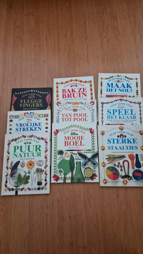 Stap voor stap, verschillende doe-boeken, Boeken, Kinderboeken | Jeugd | onder 10 jaar, Zo goed als nieuw, Ophalen of Verzenden