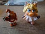 2 pvc Muppets poppetjes, Ophalen of Verzenden, Gebruikt