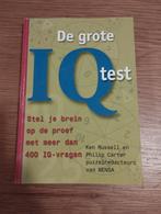 De grote IQ test, Boeken, Psychologie, Ophalen of Verzenden, Zo goed als nieuw