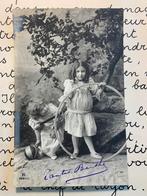 1906 Meisjes met hoepel en bal (II), Ophalen of Verzenden, Voor 1920, Gelopen, Kinderen