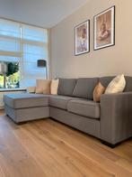 Goosens 3 zits Timo bank met chaise longue grijs, Huis en Inrichting, Banken | Bankstellen, Ophalen, 250 tot 300 cm, Gebruikt