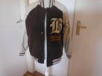nieuw bruin/beige baseball / bomber jasje Bershka, mt M, Maat 38/40 (M), Bruin, Verzenden, Nieuw