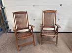 Teak tuinstoelen - Teakgarden, Tuin en Terras, Ophalen, Gebruikt, Teakhout, Nvt