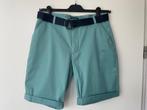 Groene Korte Broek met riem Maat M, Maat 48/50 (M), Ophalen of Verzenden, John Cabot, Gedragen