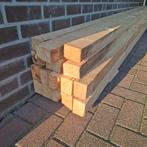 Houten vuren balken 9 x 7 x 410 cm gebruik 15 stuks., Ophalen, Zo goed als nieuw, Balk, Vuren