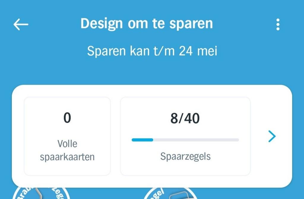 8 digitale AH Brabantia zegels., Verzamelen, Albert Heijn, Ophalen