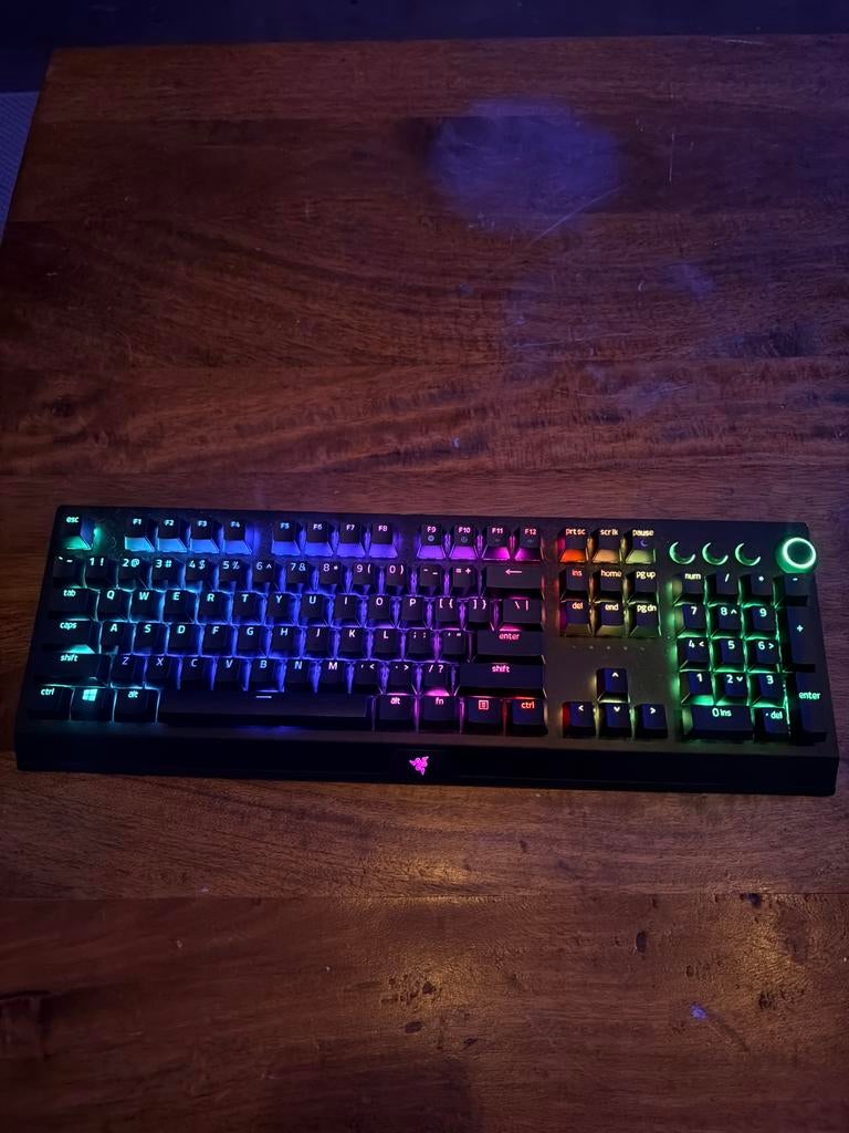 Razer Blackwidow V3 Pro Wireless Razer Green, Computers en Software, Toetsenborden, Gebruikt, Ophalen of Verzenden, Draadloos