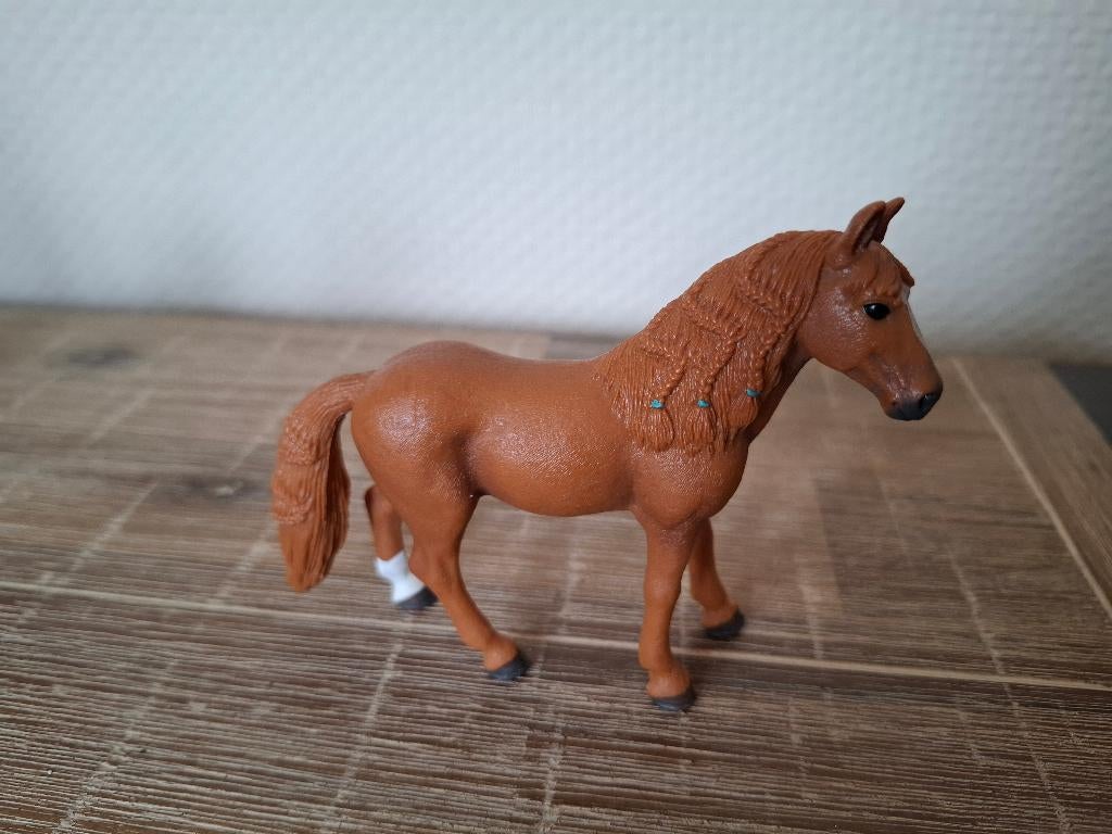 Schleich 13925 Duitse rij paard merrie, Verzamelen, Speelgoed, Ophalen of Verzenden, Zo goed als nieuw