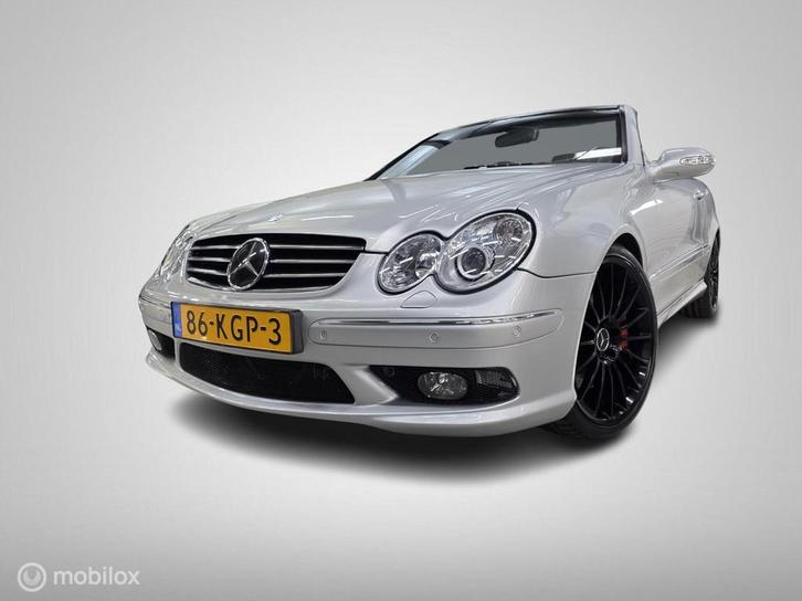 Mercedes CLK-klasse Cabrio AMG 55 Rijklaar! CLK 55 AMG, Auto's, Mercedes-Benz, Bedrijf, Te koop, CLK, ABS, Adaptive Cruise Control