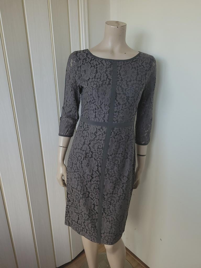 Rosemunde jurk kant grijs maat S/36, Kleding | Dames, Ophalen of Verzenden, Zo goed als nieuw, Rosemunde, Maat 36 (S)