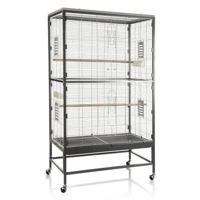 Kakariki's met kamervolliere, Ophalen, Zo goed als nieuw, Metaal, Vogelkooi