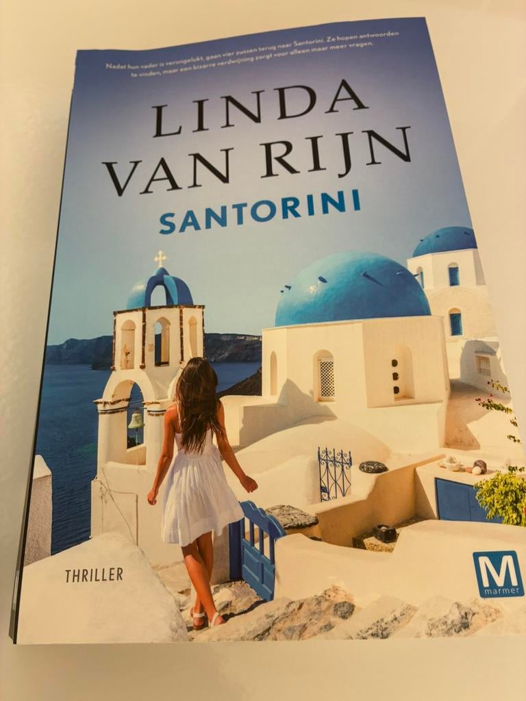 Linda van Rijn - Santorini, Boeken, Ophalen, Zo goed als nieuw, Linda van Rijn
