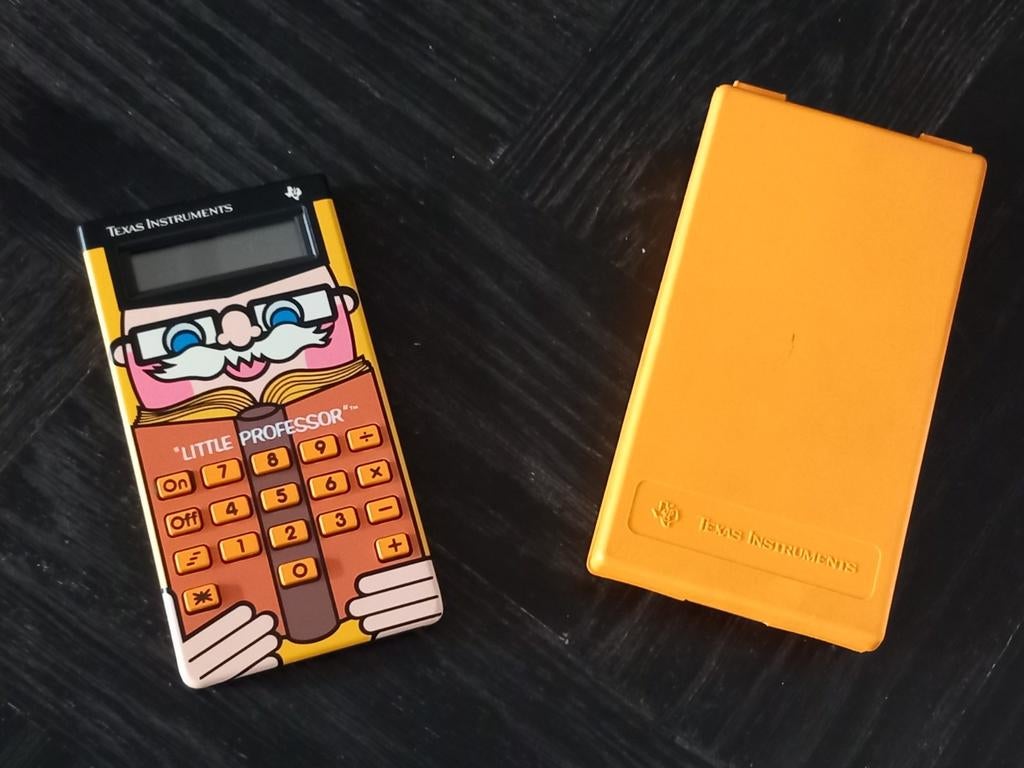 Texas instruments vintage little professor rekenmachine, Ophalen of Verzenden