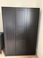 IKEA RAKKESTAD Kledingkast - Zwartbruin, 3 Deuren, Ophalen, Gebruikt, 100 tot 150 cm, 150 tot 200 cm