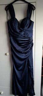 Galajurk blauw maat L-Xl, Kleding | Dames, Gelegenheidskleding, Ophalen of Verzenden, Zo goed als nieuw, Blauw, Galajurk
