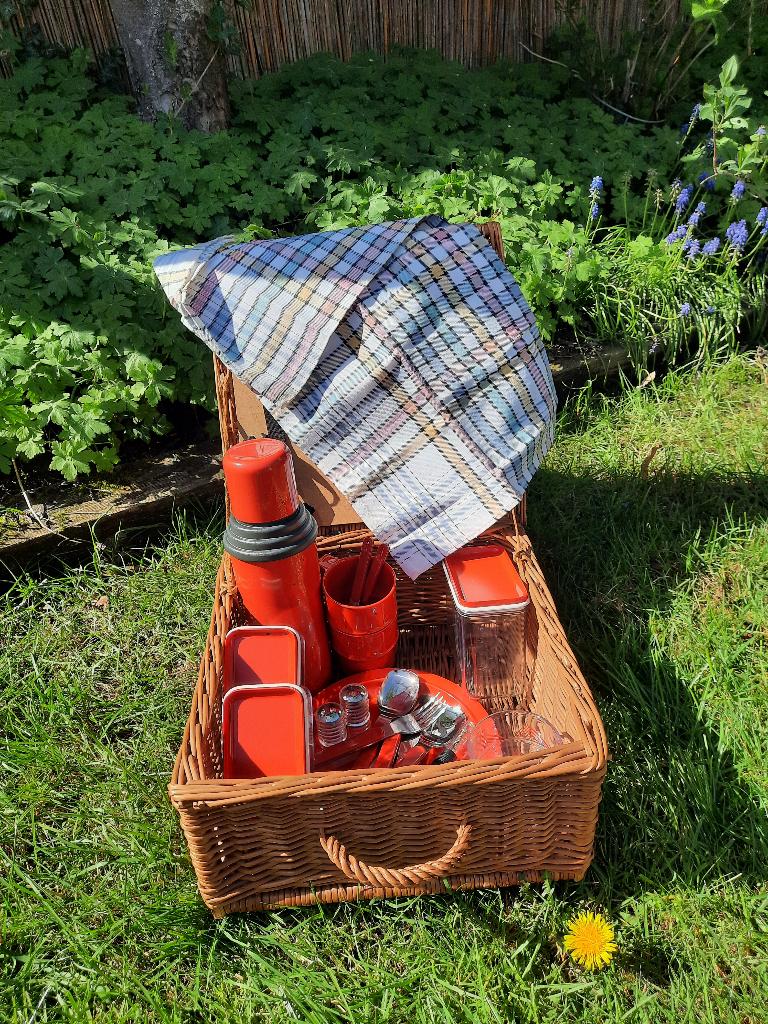 Picknickmand, Ophalen of Verzenden, Gebruikt