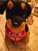 Knuffel hond met hartje, zgan, van Gamble Pleasure, Ophalen of Verzenden, Zo goed als nieuw, Hond