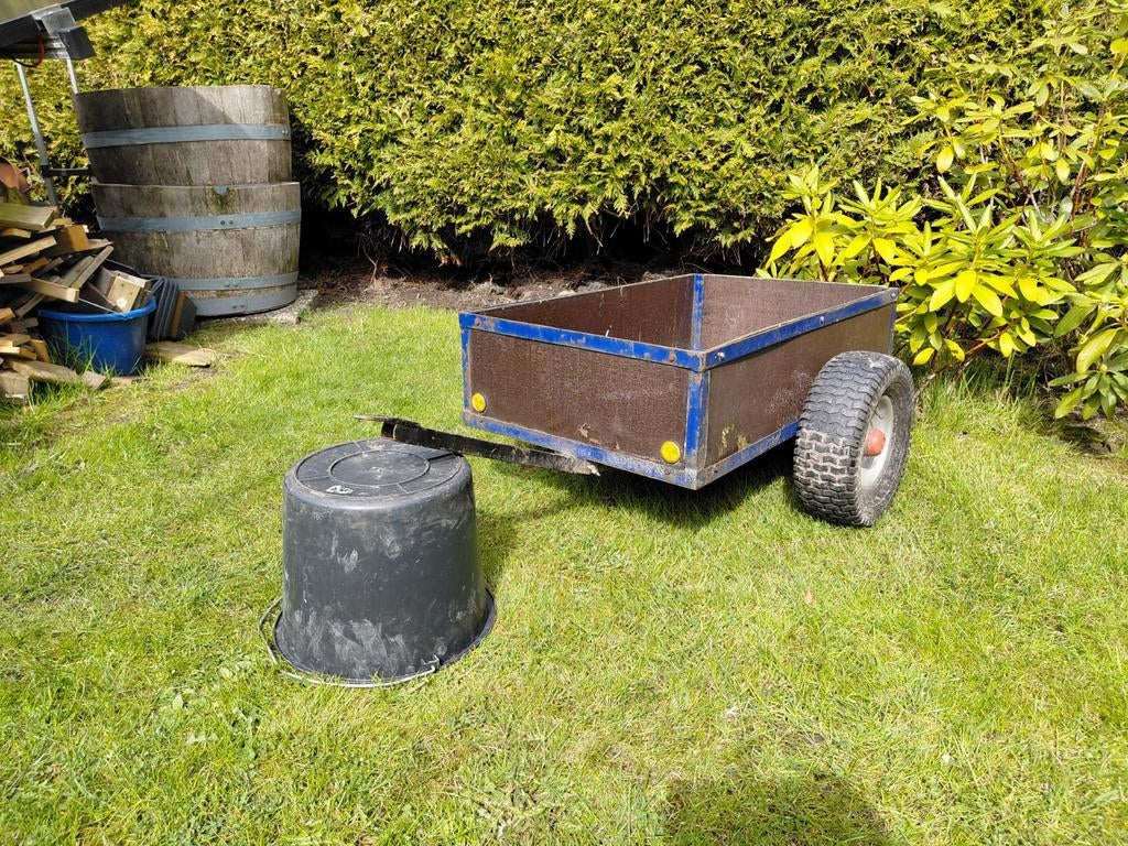 Berg kiepaanhanger voor mamoetskelter - Stevig en Gebruikt, Ophalen, Gebruikt, Overige typen