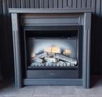 Zwarte Pelgrim sfeerhaard elektrisch in huis of overkapping, Ophalen, Gebruikt, Vrijstaande haard, Elektrische haard
