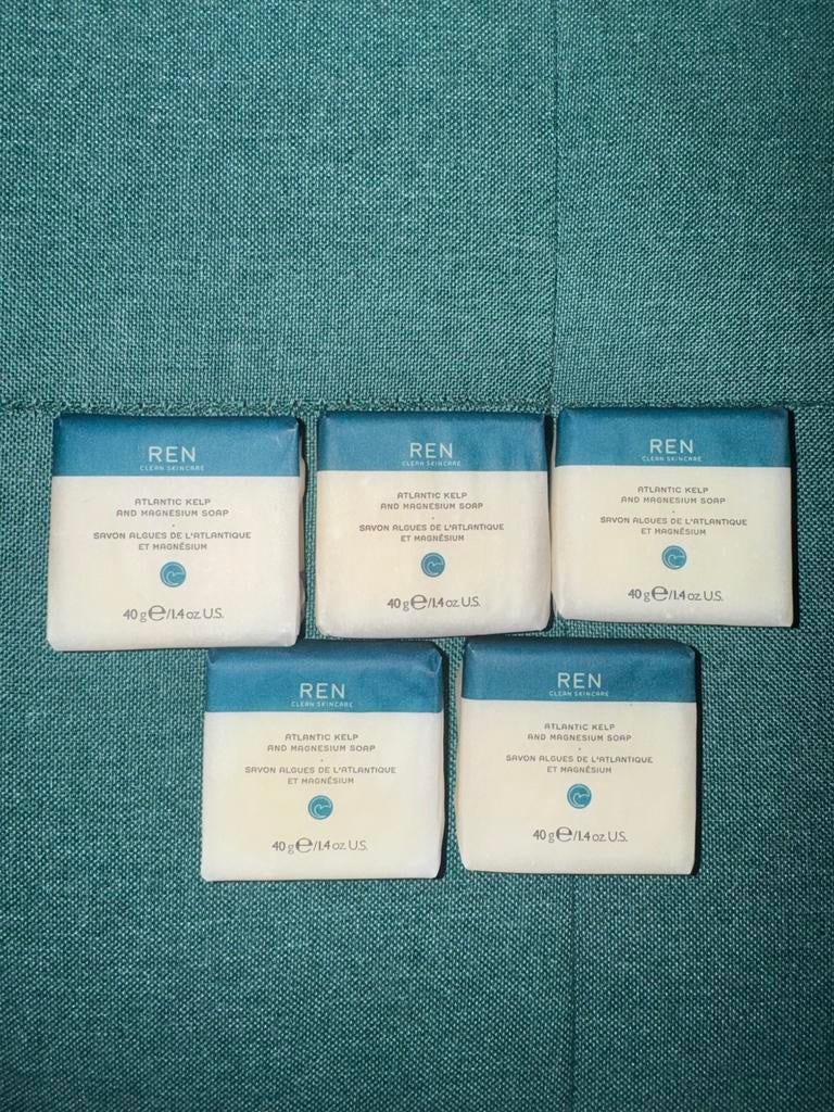 REN Atlantic Kelp & Magnesium Zeep (5 stuks), Ophalen of Verzenden, Nieuw, Bad & Douche