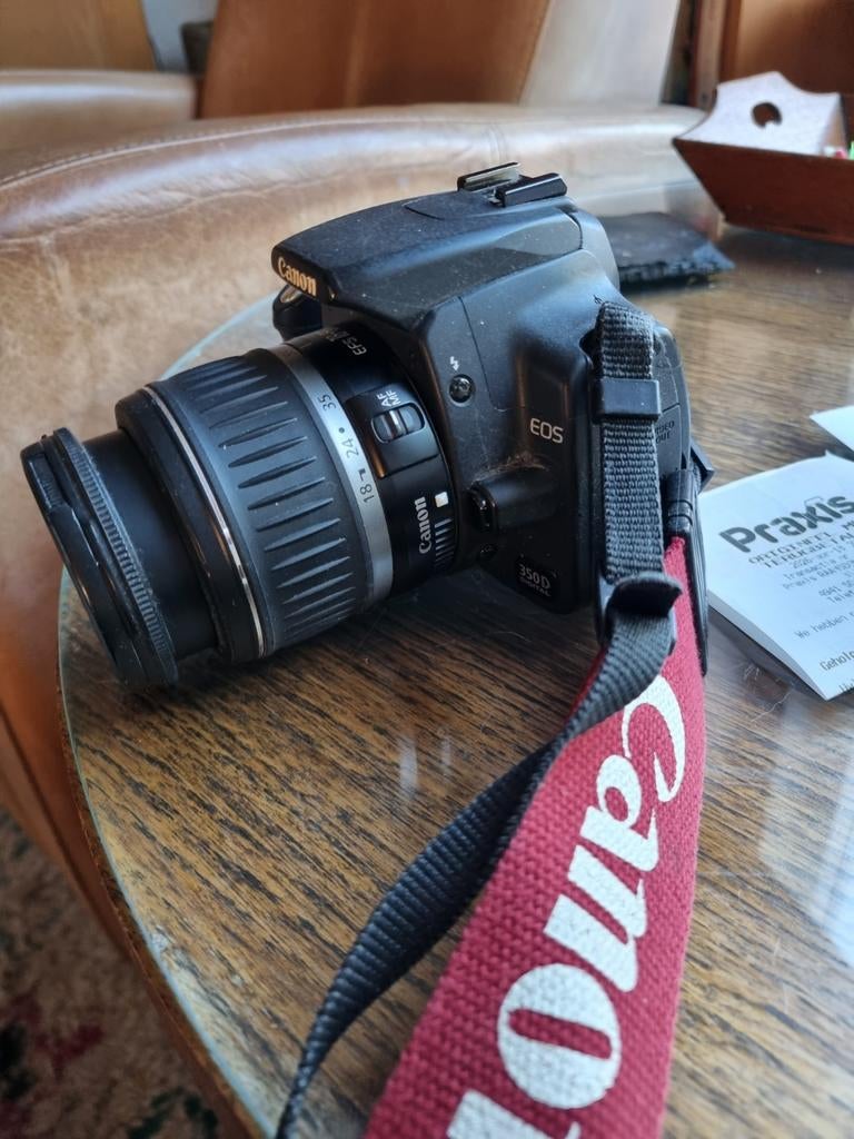 Canon EOS 350D Spiegelreflexcamera met lens, Ophalen, Gebruikt, Spiegelreflex, Canon