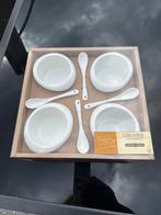 Creative Serveerset Intermezzo - 4 schaaltjes met lepels, Keramiek, Nieuw, Ophalen of Verzenden, Schaal of Schalen