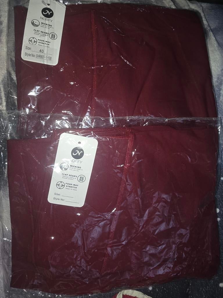 2 nieuwe bordeauxrood norfy leggings maat 40, Kleding | Dames, Leggings, Maillots en Panty's, Nieuw, Maat 40/42 (M), Legging, Ophalen