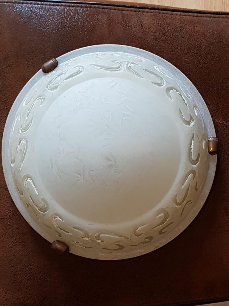 Plafonnière, Huis en Inrichting, Ophalen of Verzenden, Zo goed als nieuw, Glas