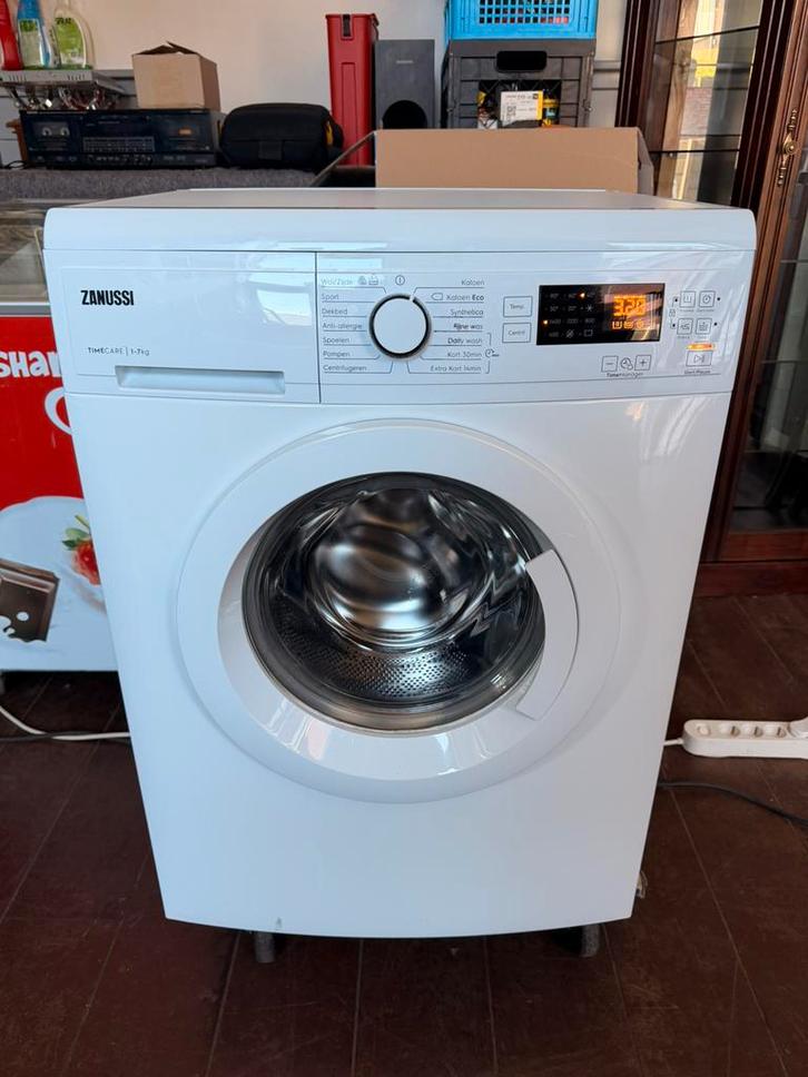 Nette Zanussi wasmachine 7 kg A+++, Witgoed en Apparatuur, Wasmachines, Gebruikt, Voorlader, 6 tot 8 kg, 85 tot 90 cm, 1200 tot 1600 toeren