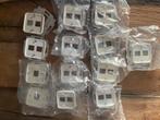 10X Busch-Jaeger centraalplaat voor 2 modular jack, Ophalen, Nieuw, Overige typen