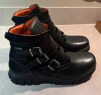 MAG leren enkellaarzen met gespen, maat 44, Zwart, Lage of Enkellaarzen, Nieuw, Ophalen of Verzenden