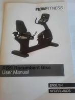Flow Fitness Pro RB5i Recumbent Bike Ligfiets, Ophalen, Gebruikt, Benen, Ligfiets
