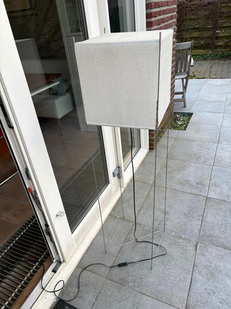 Originele Lotek lamp - stof vervangen, Ophalen, Gebruikt, Metaal, 150 tot 200 cm