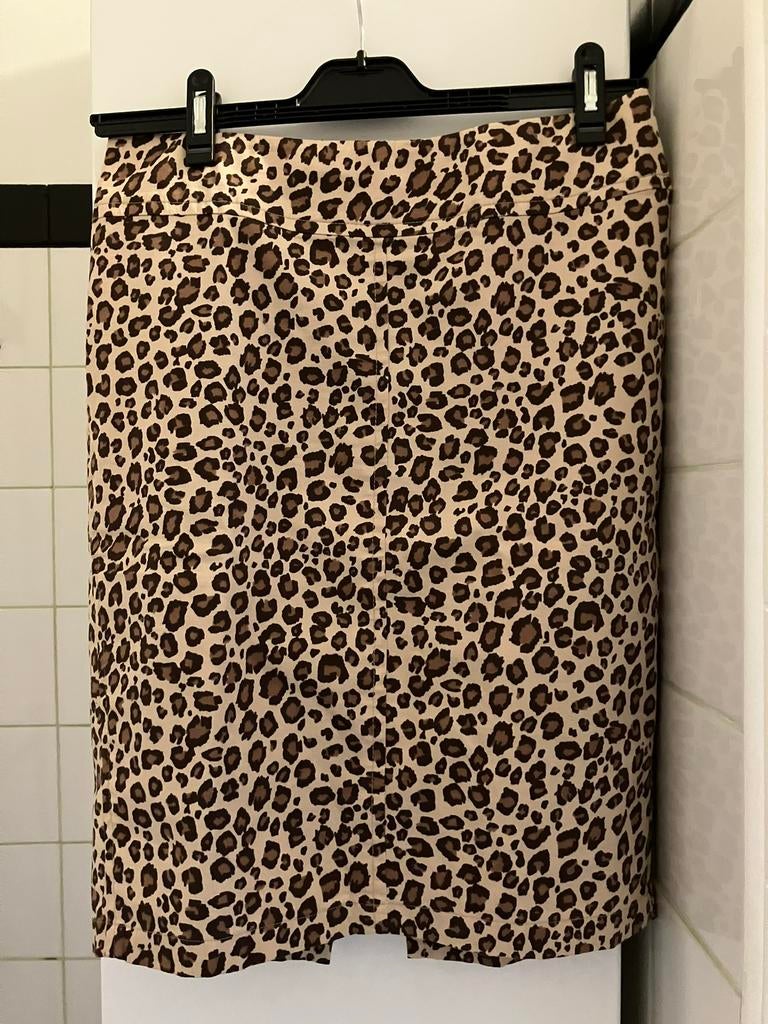 Luipaard panter rok H&M mt 38, Kleding | Dames, Rokken, Maat 38/40 (M), Bruin, Ophalen of Verzenden, Zo goed als nieuw