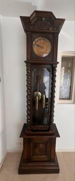 Antieke staande klok - Prachtig houtsnijwerk, Ophalen