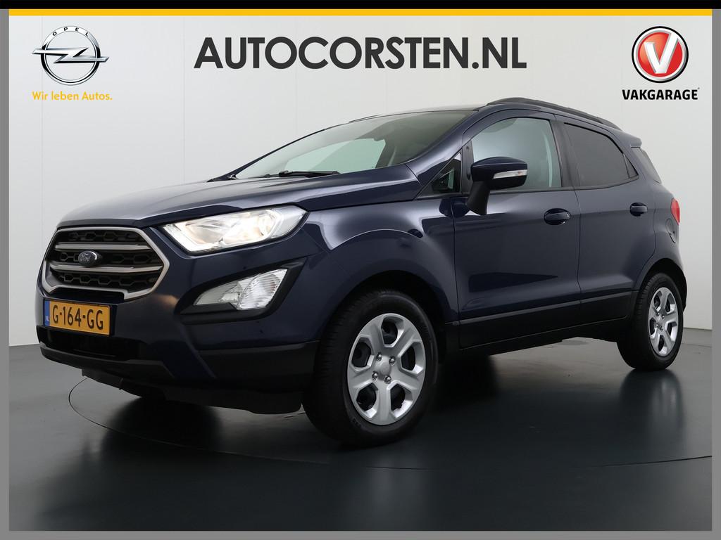 Ford EcoSport 1.0T 126PK Airco Navi Apple Carplay Android Au, Auto's, Ford, Voorwielaandrijving, Stof, Gebruikt, Ecosport