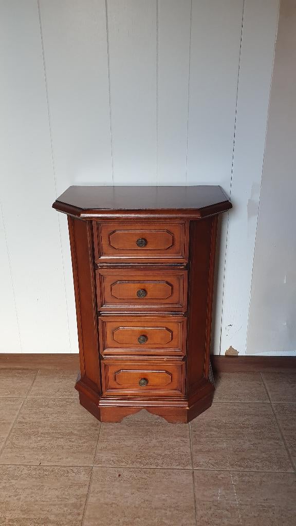 Eiken ladekastje, Ophalen, Minder dan 50 cm, Gebruikt, Eikenhout