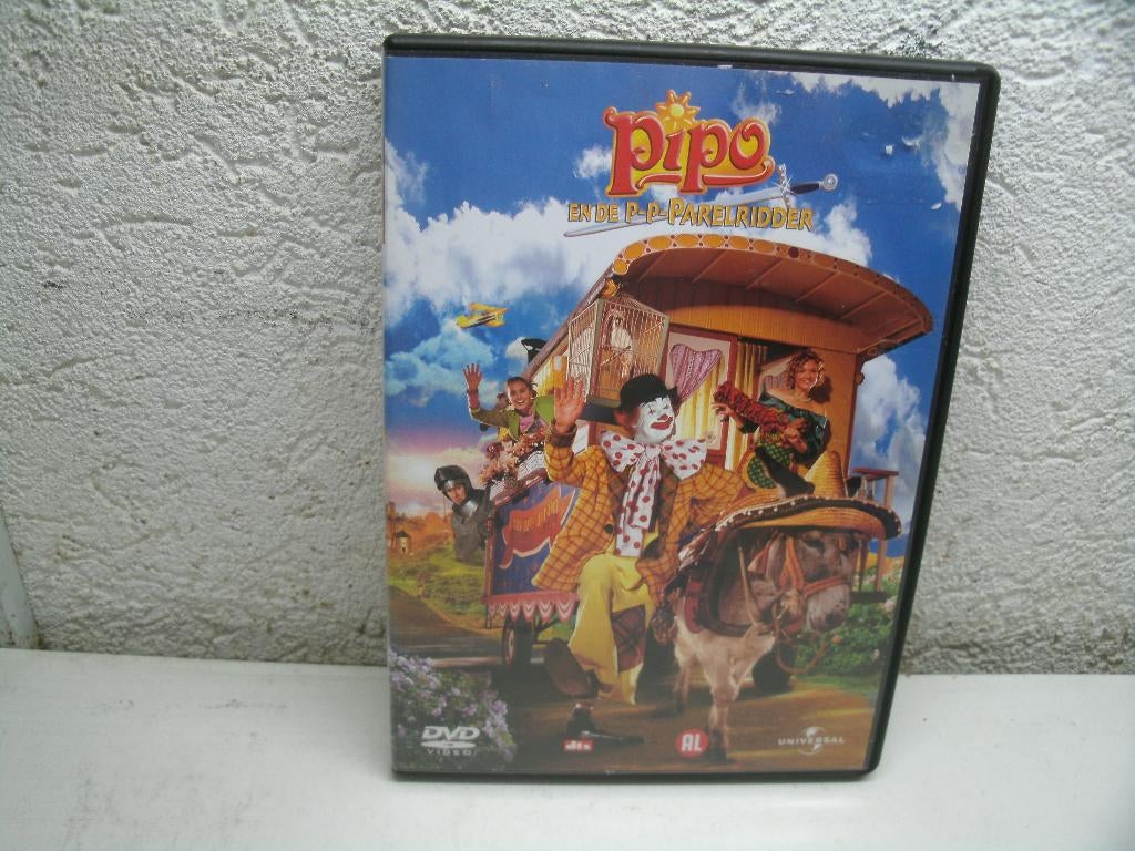 dvd 222k pipo en de p-p-parelridder, Alle leeftijden, Ophalen of Verzenden, Zo goed als nieuw