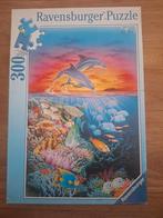 Ravensburger puzzel "dolfijn" 300 stukjes, Ophalen of Verzenden, Minder dan 500 stukjes, Gebruikt, Legpuzzel