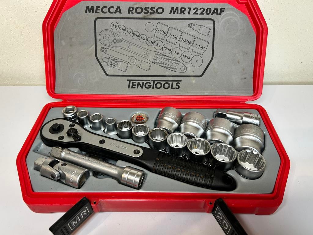 Tengtools Doppenset Mecca Rosso MR1220AF, Ophalen of Verzenden, Gebruikt
