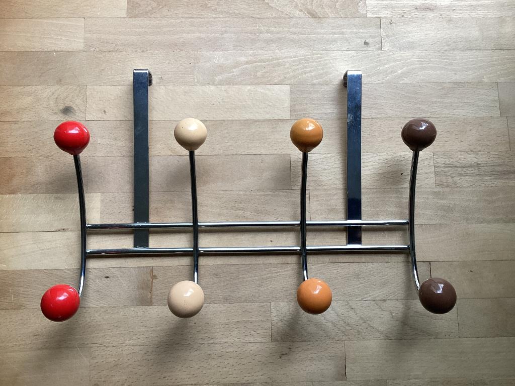 Spoetnik sputnik vintagé retro kapstok gekleurde bal, Wandkapstok, Ophalen of Verzenden, Zo goed als nieuw, Minder dan 100 cm