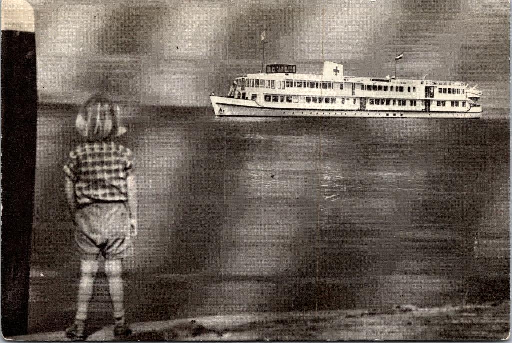 Rode Kruis Hospitaalschip J. Henry Dunant (1961), Verzenden, 1960 tot 1980, Gelopen, Overijssel