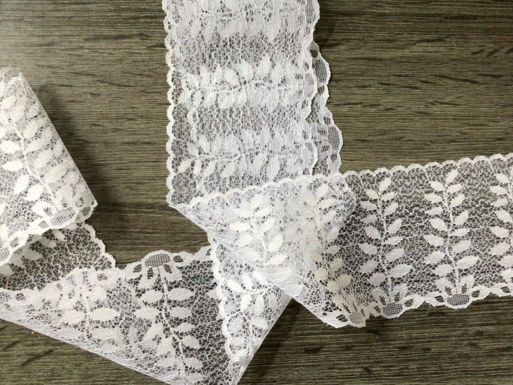 Nr 709) Aanbieding Super mooi vintage  kant Wit 10 m 7,00, Verzenden, Nieuw, Kant