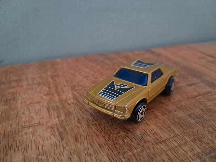 Mercedes-Benz Bleubox Gouden Speelgoedauto, Hobby en Vrije tijd, Modelauto's | 1:18, Gebruikt, Auto, Overige merken, Ophalen of Verzenden