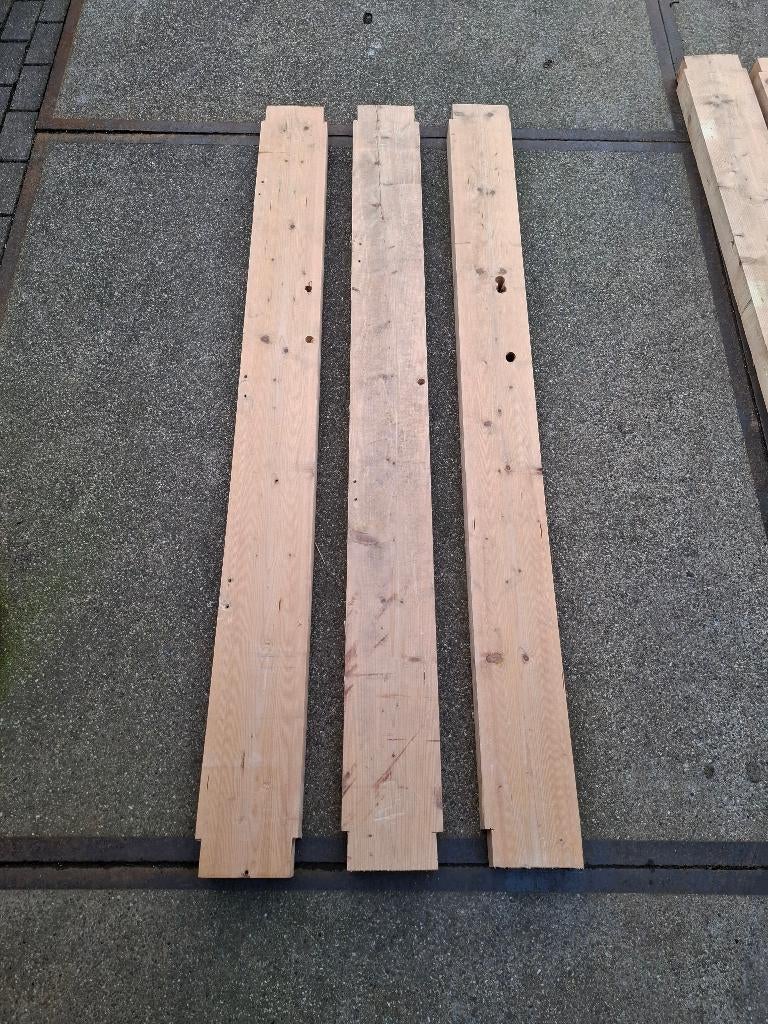 houten balken, Doe-het-zelf en Verbouw, Ophalen, Gebruikt, 200 tot 250 cm, 50 mm of meer