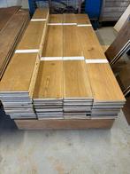 Prachtige lamelparket eikenhouten vloer 25m2 19cm breed, Zo goed als nieuw, 10 m² of meer, 10 tot 30 cm, Hout